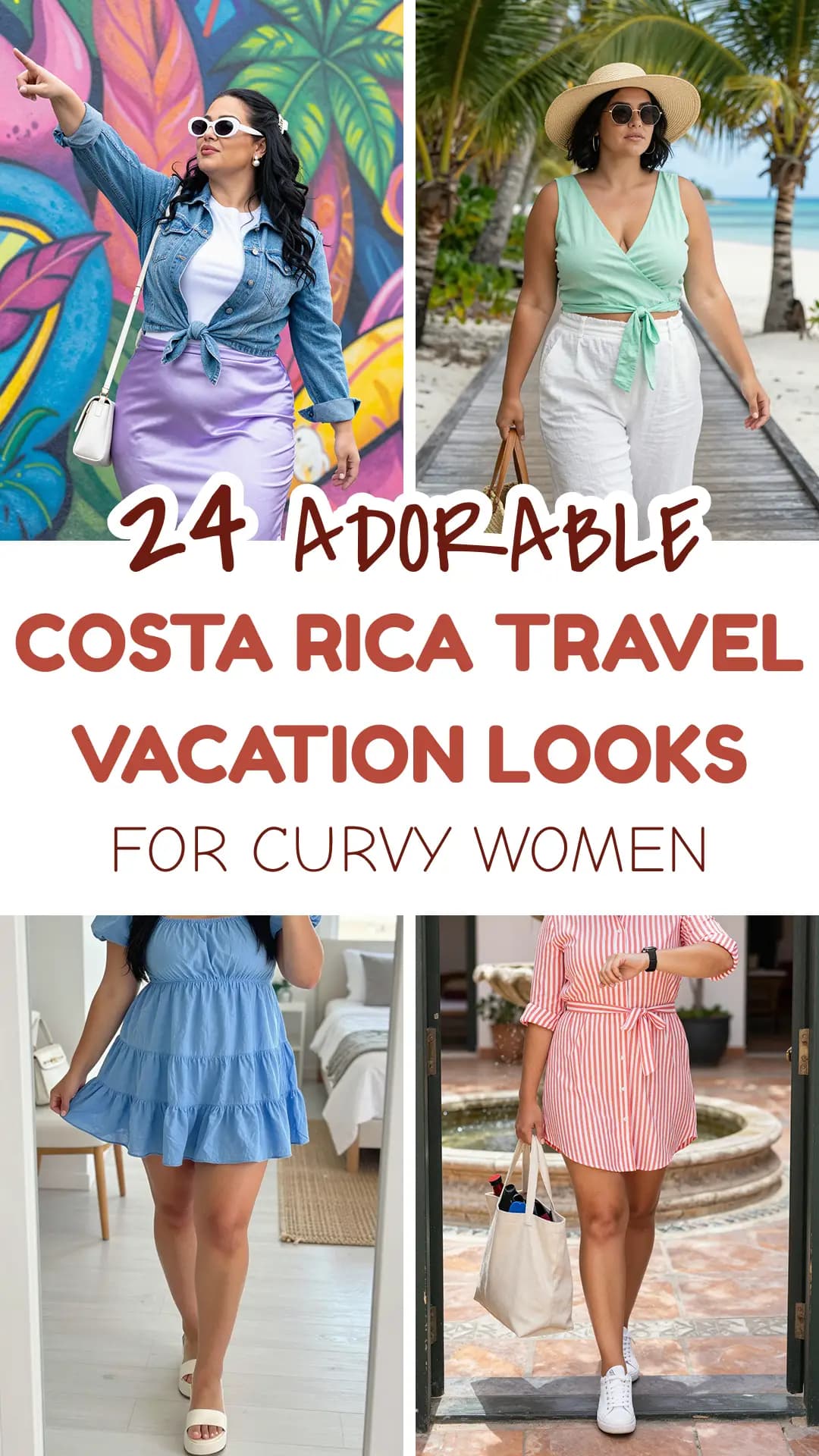 24 Costa Rica Vacation Outfit Ideas for Plus Size Women in 2026 | Tropical Resort Styles, Jungle Adventure Looks & Beachwear | Stunning Costa Rica Outfits for Curvy Ladies
