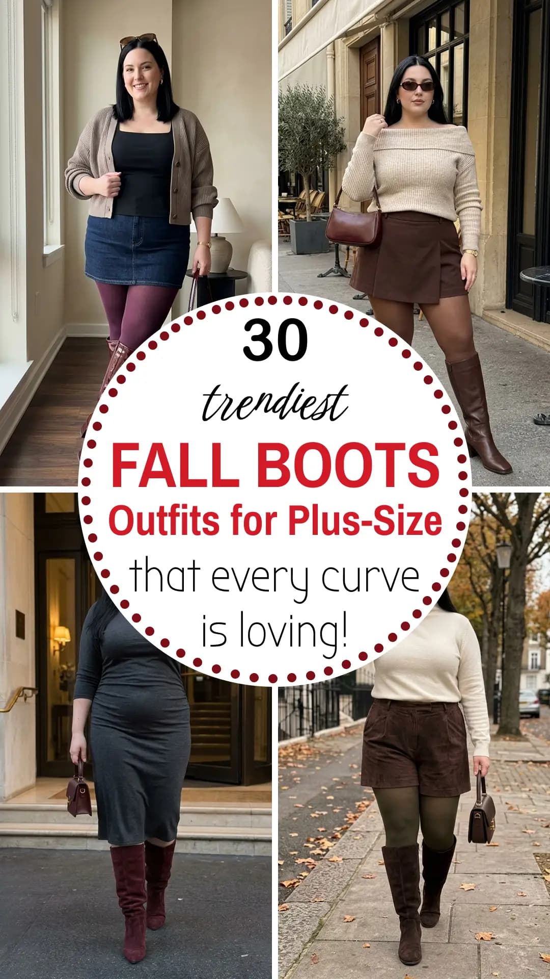 30 Fall Boots Outfits for Plus Size Women That Work for Every Occasion (2026)