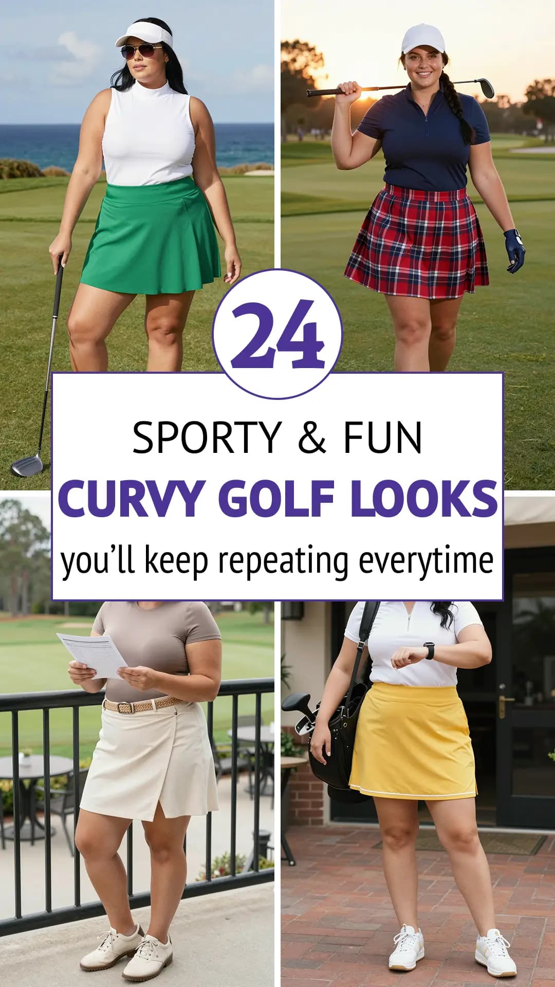 24 Stylish Golf Outfits for Plus Size Women (2026) | Chic & Comfortable Activewear, Flattering Skorts, and Polished Polos for Curvy Golfers