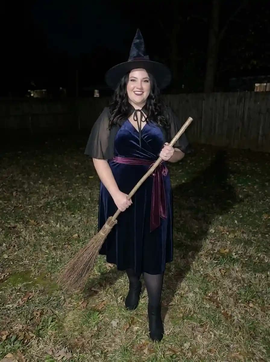 Velvet Midnight Witch Costume