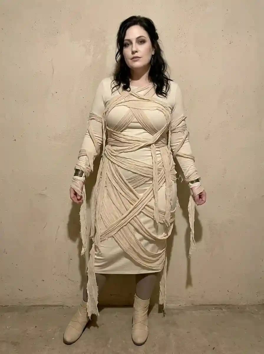 Wrapped Mummy Halloween Costume
