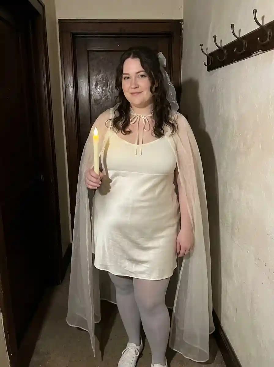 Candlelit Ghost Bride Costume