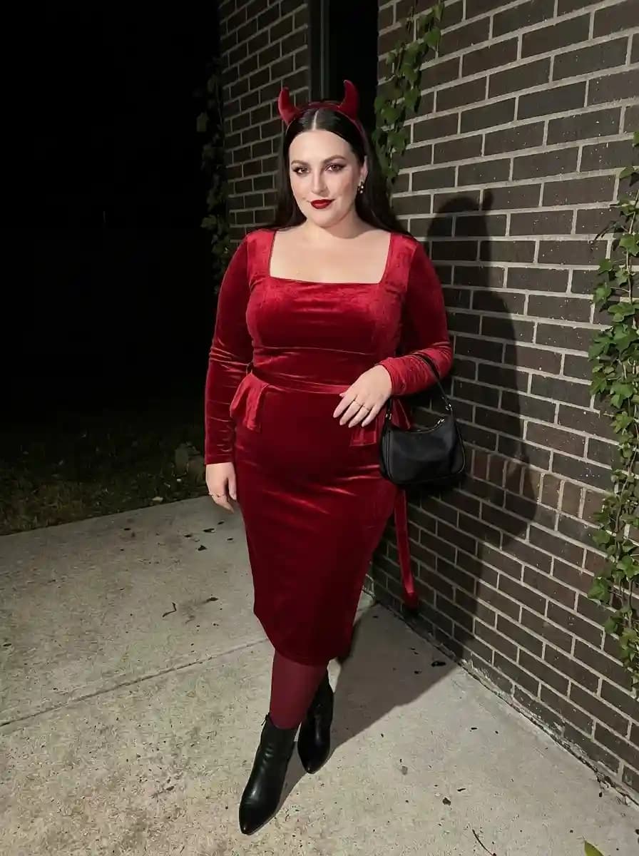 Red Velvet Devil Costume