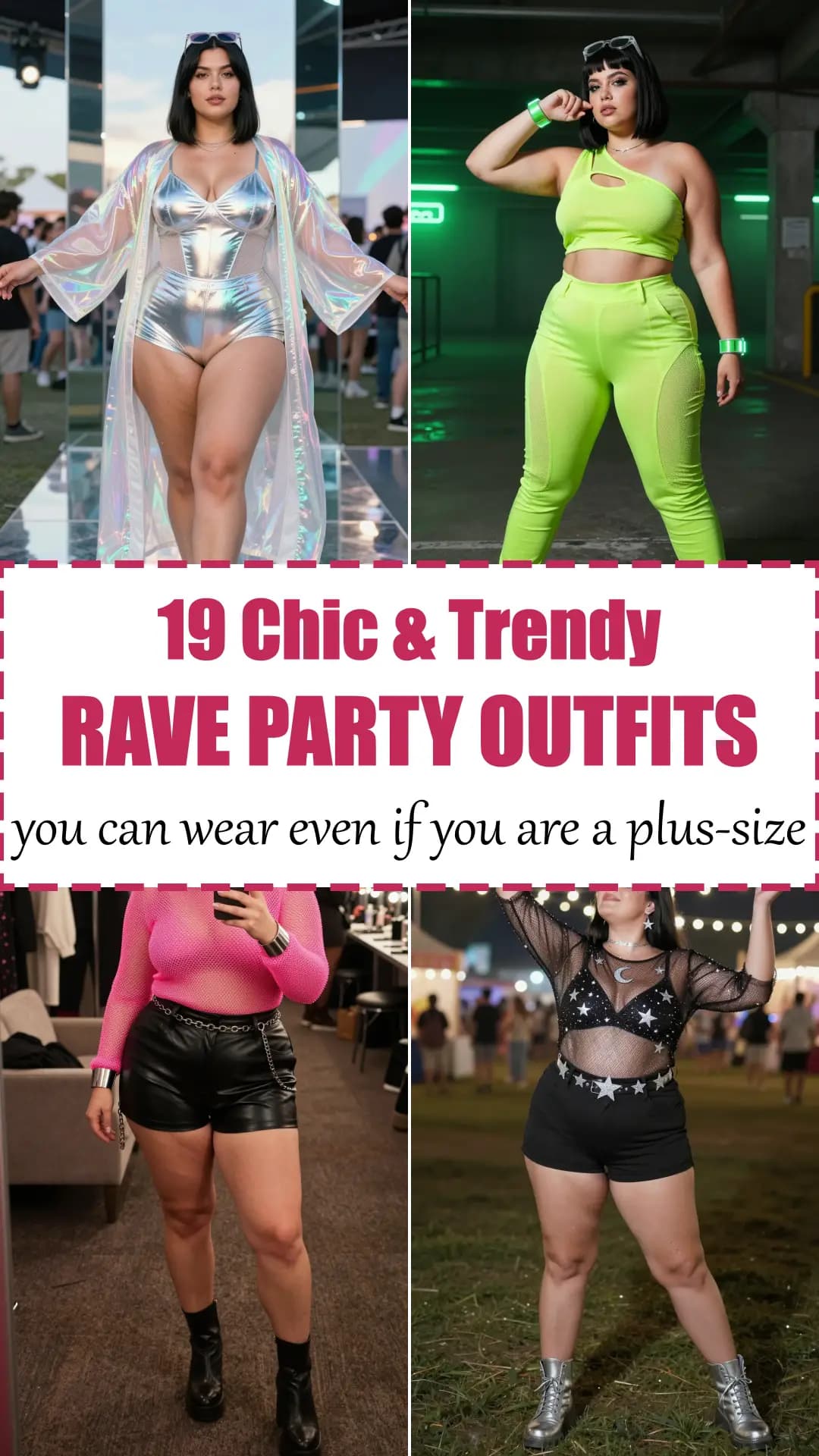 19 Shockingly Trendy Rave Party Outfits for Plus Size Women (2026)