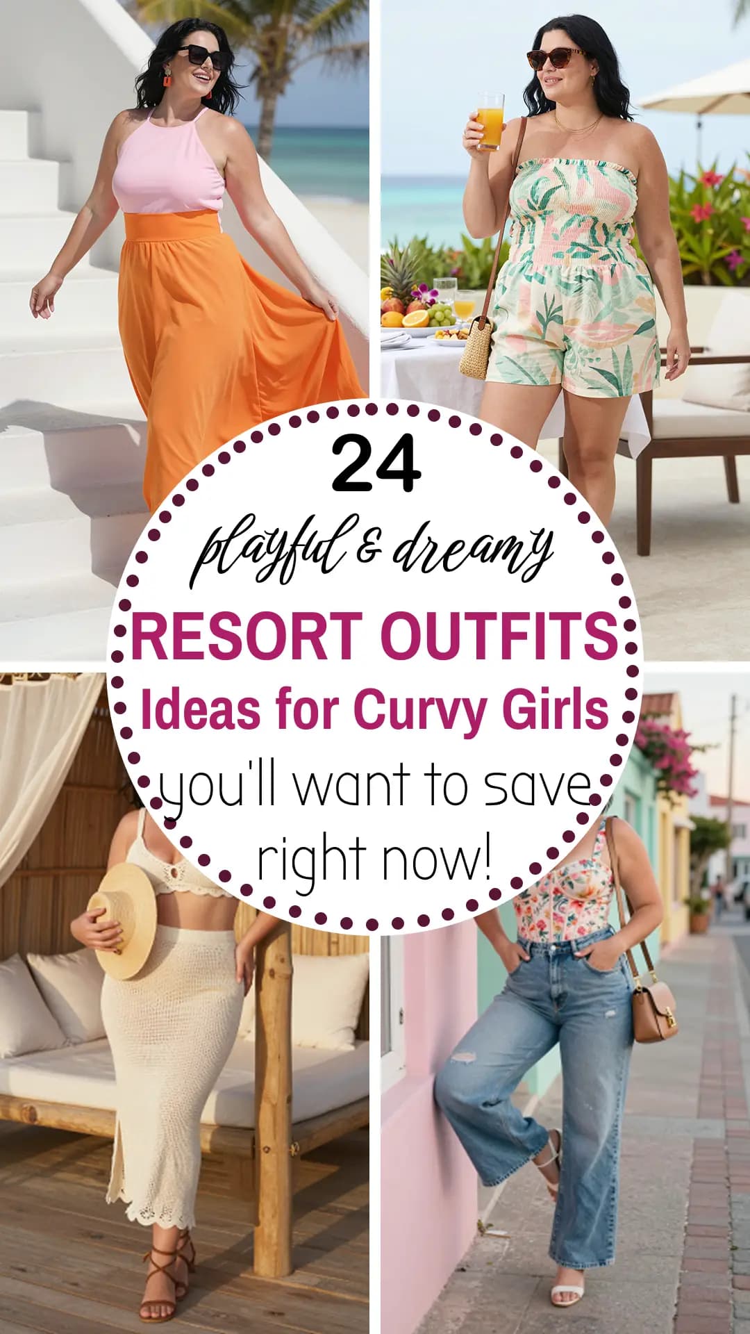 24 Stunning Resort Outfits for Plus Size Women (2026) | Chic Vacation Style, Tropical Beachwear & Elegant Cruise Looks for Curvy Travelers