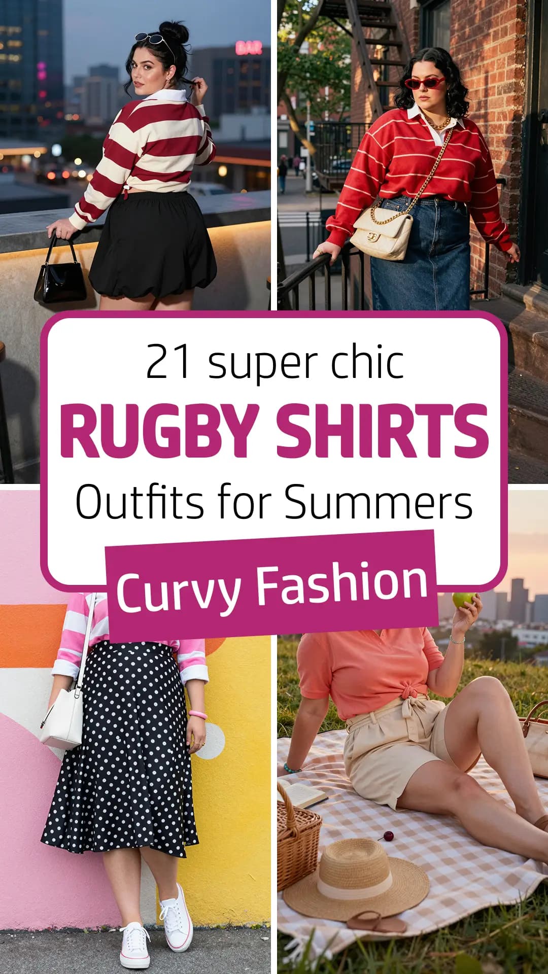 21 Trendy Rugby Shirt Outfits for Plus Size Women (2026)