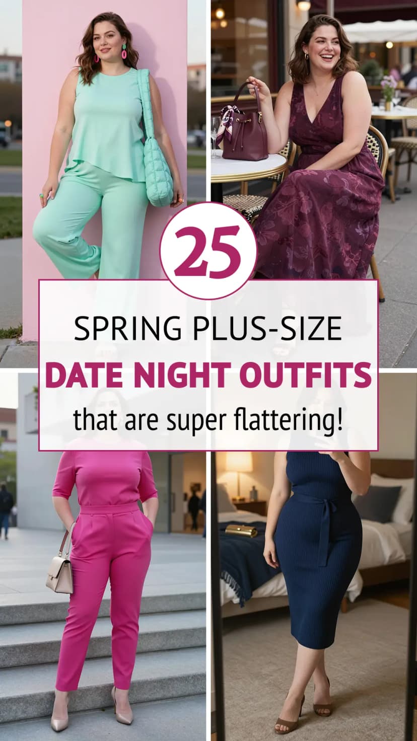 Spring Date Night Outfits for Plus Size