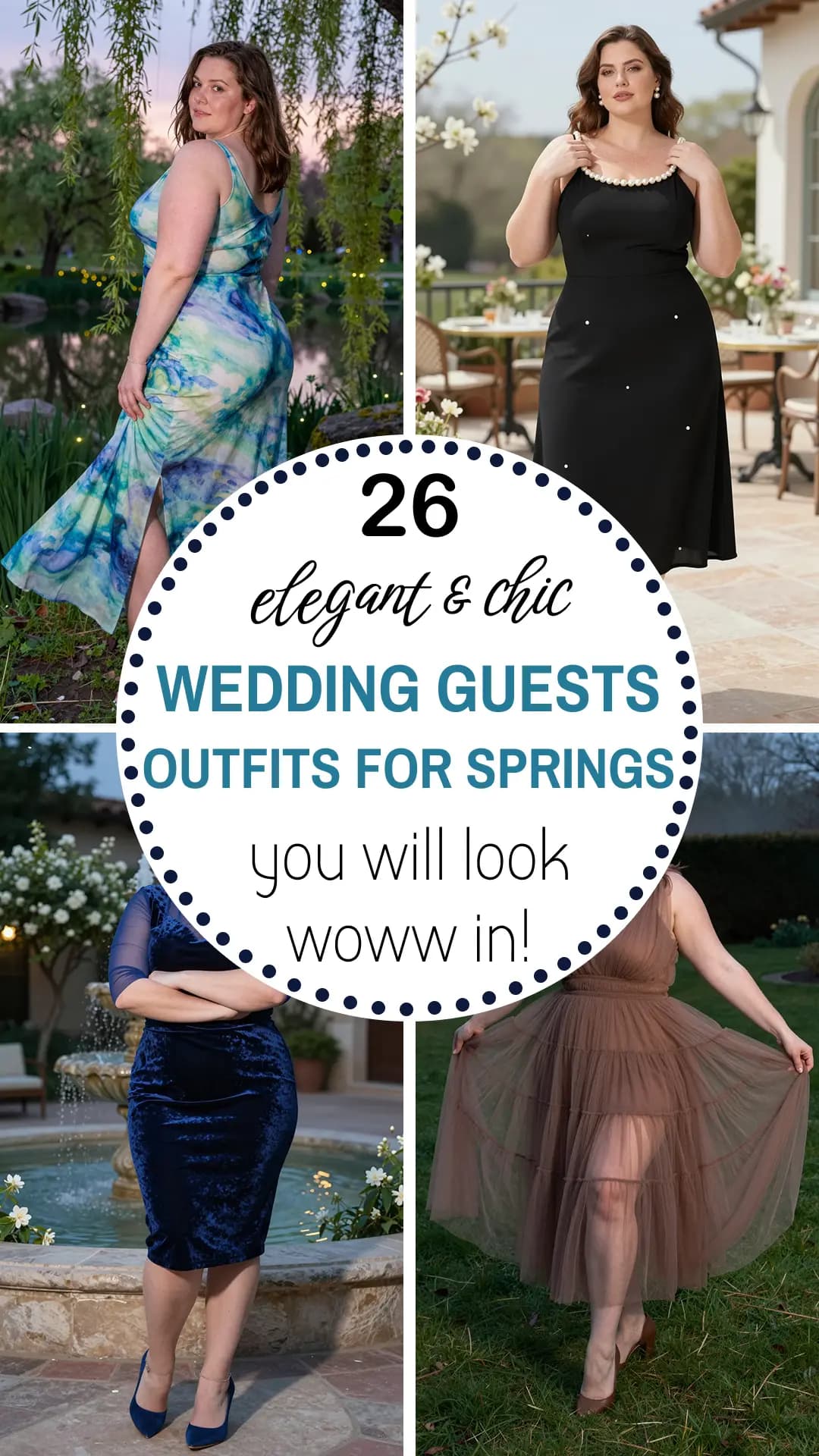26 Best and Cute Plus Size Spring Wedding Guest Outfits for 2026 | Trending Colors, Suits & Elegant Gowns for spring wedding as Guest