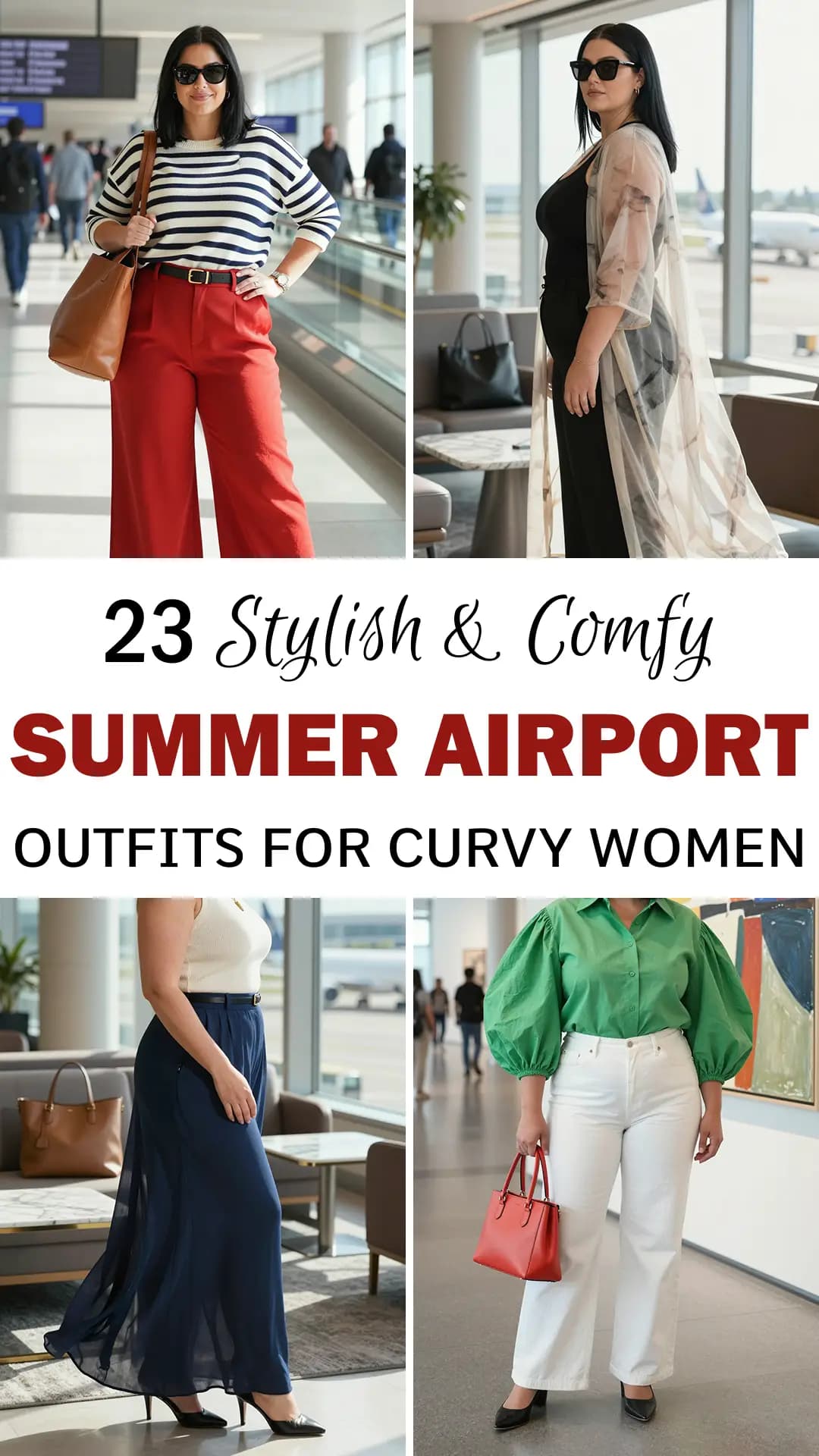 23 Stunning Summer Airport Outfit Ideas for Curvy Women in 2026
