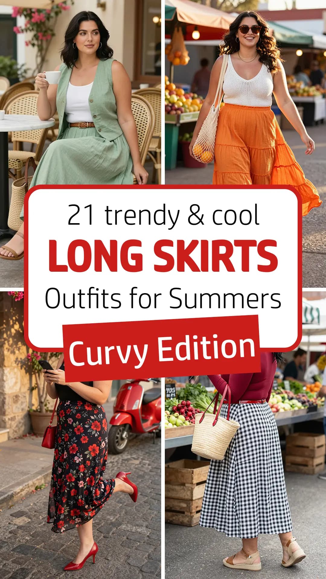 21 Stunning Summer Long Skirt Outfits for Plus Size Women (2026) | Breezy Maxi Skirts, Boho Style & Chic Looks