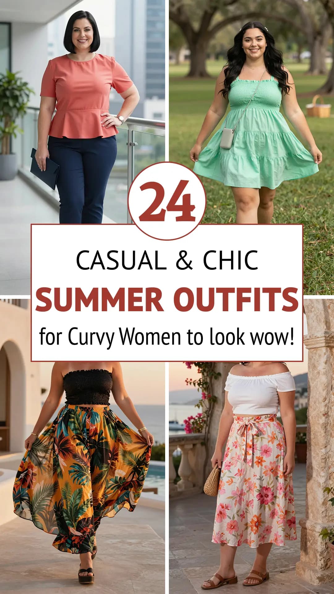 24 Stunning Summer Outfit Ideas for Plus Size & Curvy Women (2026) | Trendy Dresses, Chic Tops, and Effortless Warm-Weather Styles