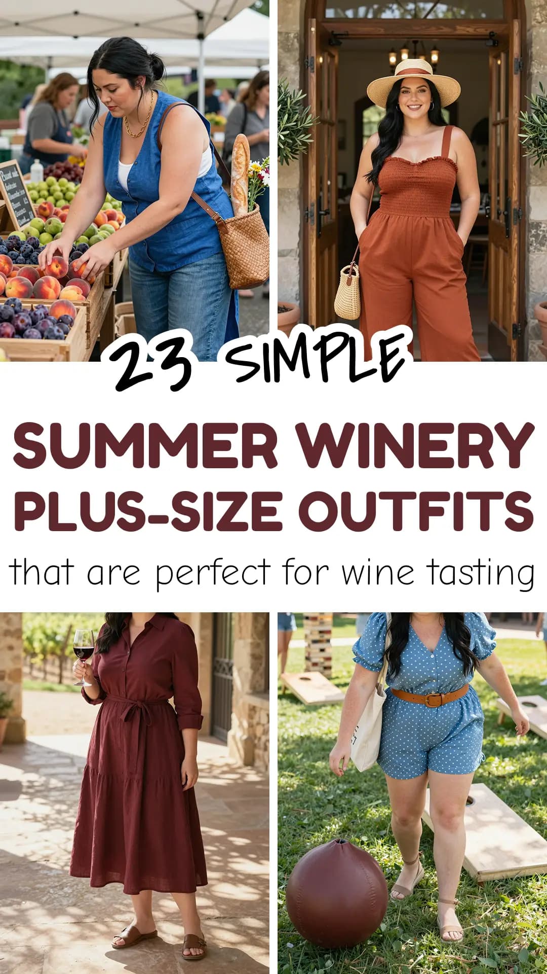 23 Stunning Summer Winery Outfits for Plus Size Women (2026)