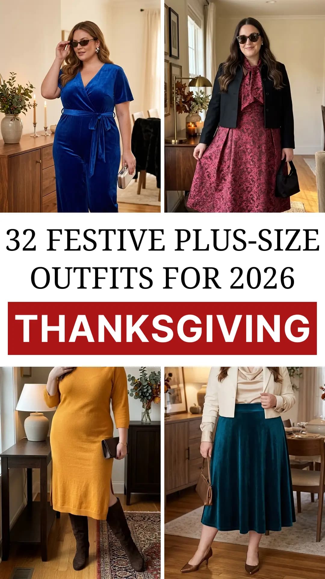32 Plus-Size Thanksgiving Outfits Too Good to Skip