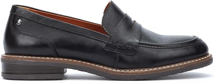 Leather penny loafers