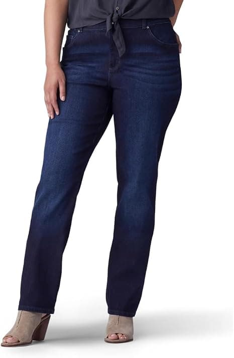 Lee Niagara plus-size straight-leg jeans