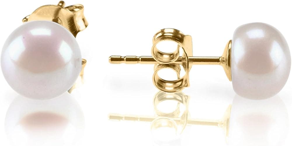 PAVOI freshwater pearl stud earrings