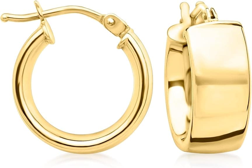 Gold drop earrings