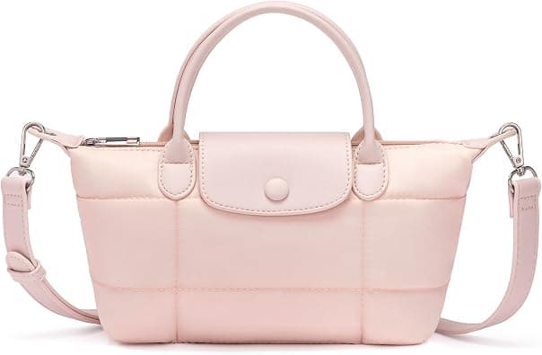 Telena pink quilted crossbody mini bag