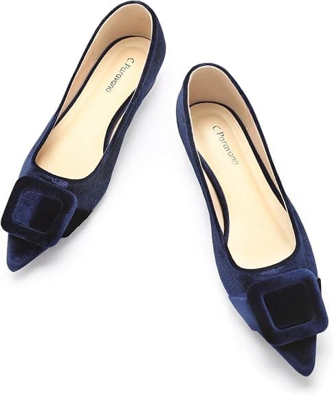 Pointed-toe flats