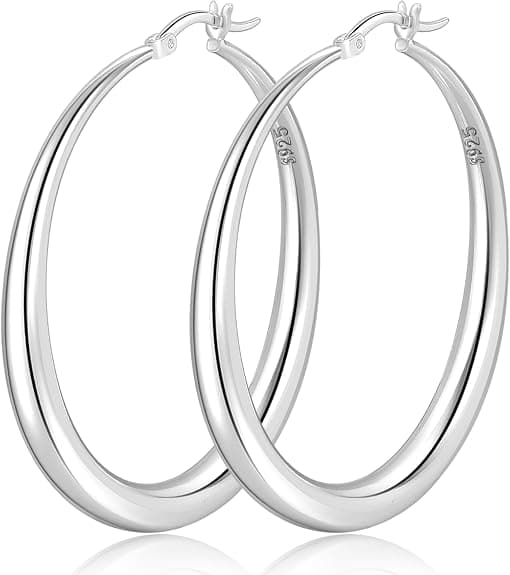 PABBEU sterling-silver hoop earrings