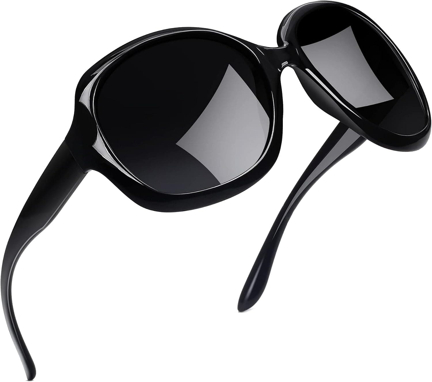 Black oversized sunglasses