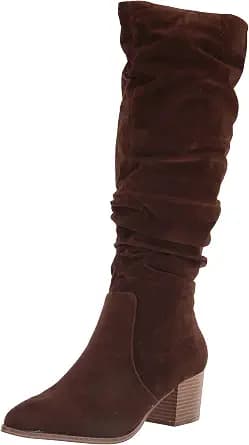 Amazon Essentials dark-toffee tall boots