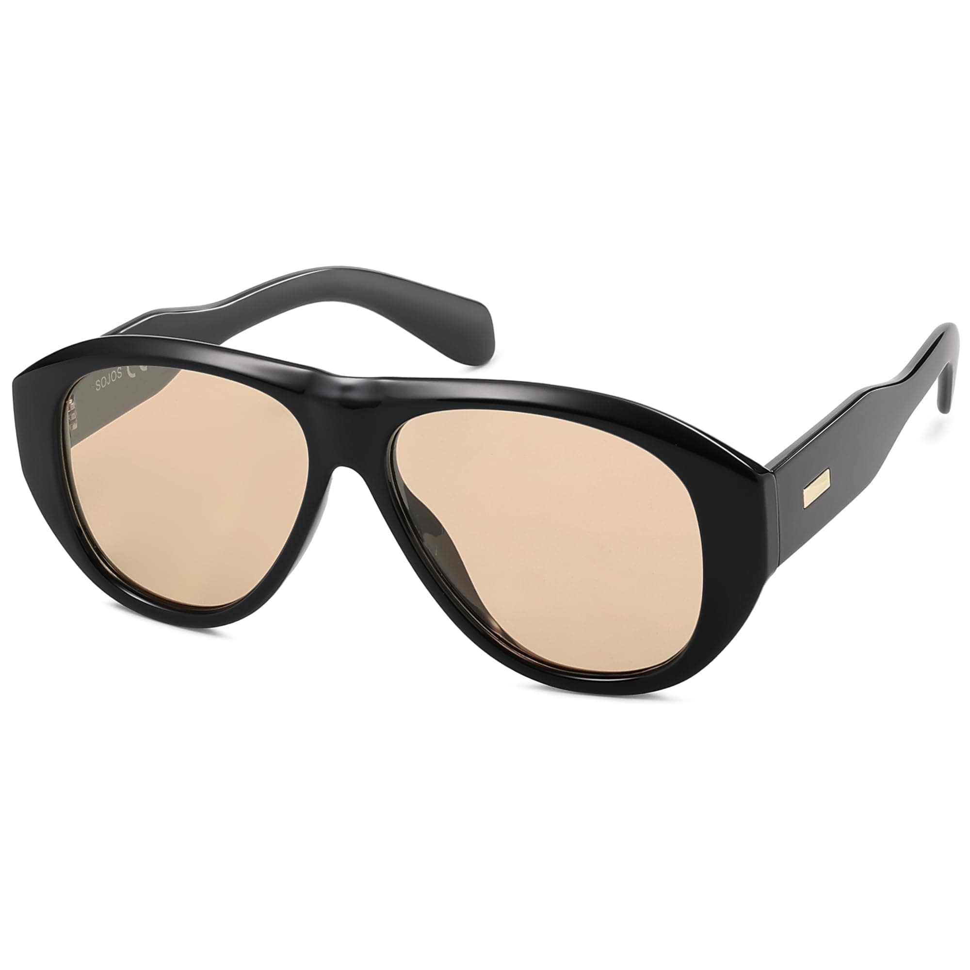 Oversized aviator-style sunglasses