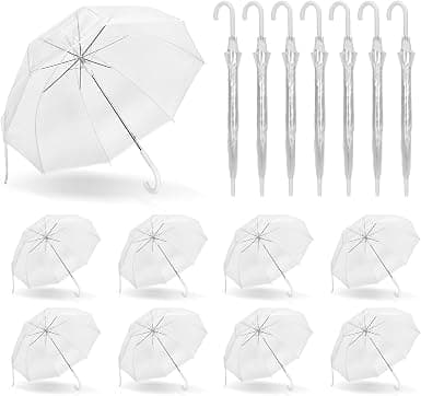 Clear automatic bubble umbrella