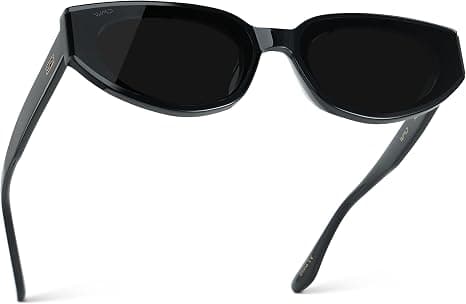 WearMe Pro black cat-eye sunglasses