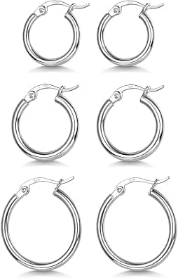 Small hoop earrings