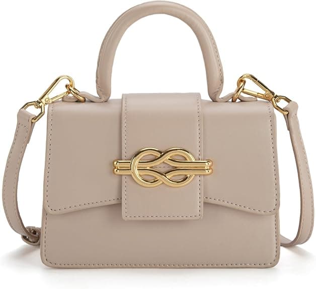 Tan leather tote bag