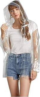 Clear PVC rain jacket