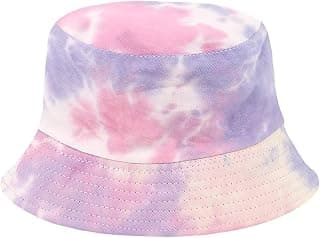 Silver tie-dye bucket hat