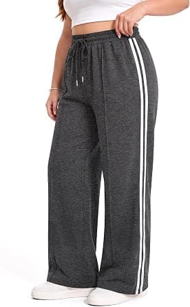 MK Shop Limited plus-size dark-gray sweatpants